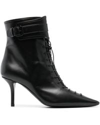 Philosophy Di Lorenzo Serafini - 100mm Leather Ankle Boots - Lyst