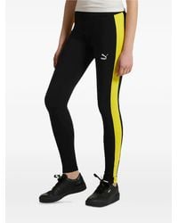 PUMA - Logo Side-Stripe Leggings - Lyst