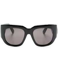 Gucci - Double G Oversize-frame Sunglasses - Women's - Acetate - Lyst
