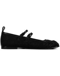 NODALETO - Bead-Embellished Mesh Loafers - Lyst