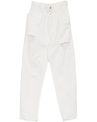 Aniye By - Distressed Cropped Jeans - Lyst