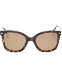 Polaroid - Tortoiseshell-Effect Cat-Eye Sunglasses - Lyst