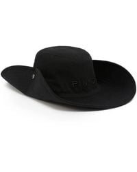 Pinko - Fedora Hoed Met Knoopdetail - Lyst