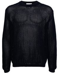 Lardini - Open-knit Cotton Jumper - Lyst