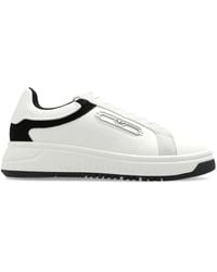 Emporio Armani - Sneakers Met Logo-Applicatie - Lyst