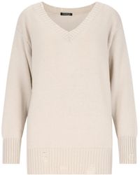 Canessa - Pull À Effet Usé - Lyst