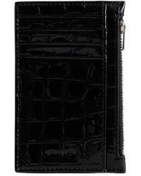 Yu Mei - Frank Crocodile-Embossed Leather Cardholder - Lyst