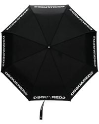 DSquared² - Logo-Print Compact Umbrella - Lyst
