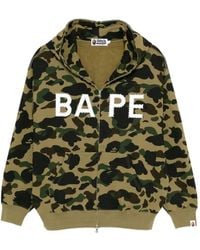 A Bathing Ape - Camouflage-Print Hoodie - Lyst