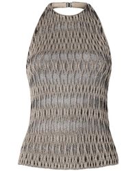 Missoni - Haut Dos Nu À Motif - Lyst
