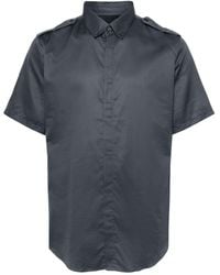 Gucci - Kurzärmeliges Hemd mit Schulterklappen - Lyst