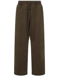 Fear Of God - Drawstring-Waist Logo-Patch Trousers - Lyst