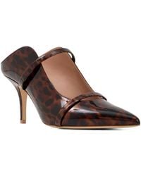 Malone Souliers - 70Mm Maureen Leopard-Print Mules - Lyst