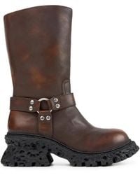 CAMPERLAB - Terroso Leather Biker Boots - Lyst