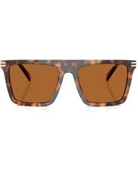Michael Kors - Tortoiseshell Square-Frame Sunglasses - Lyst