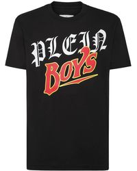Philipp Plein - Slogan-Print Cotton T-Shirt - Lyst
