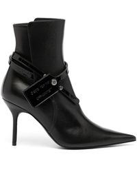 Off-White c/o Virgil Abloh - Zip Tie Stiletto Ankle Boots - Lyst