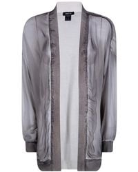Avant Toi - Frayed-Edge Cardigan - Lyst