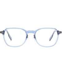 ZEGNA - Transparent Square-Frame Glasses - Lyst
