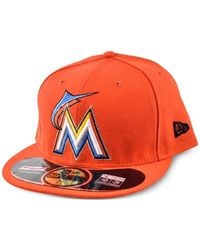 KTZ - X Mlb Miami Marlins 59Fifty Baseball Cap - Lyst