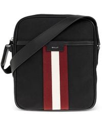 Bally - Striped Zip Shoulder Bag - Lyst