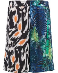 Indacum - Botanical-Print Shorts - Lyst