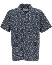 Les Deux - Lukas Arabesque Short-Sleeve Shirt - Lyst