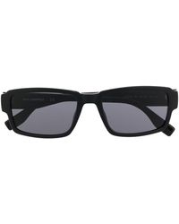 Karl Lagerfeld Gafas de sol con montura rectangular - Negro