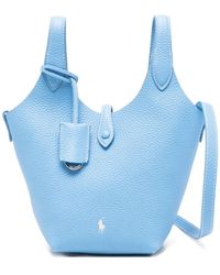 Polo Ralph Lauren - Small Polo Play Leather Cross Body Bag - Lyst