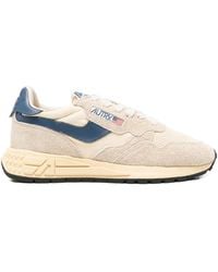 Autry - Reelwind Suede-Panels Low Sneakers - Lyst