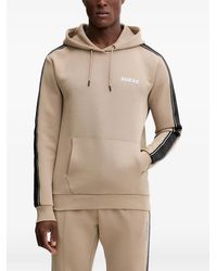 Guess - Logo-Band Hoodie - Lyst