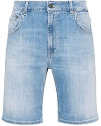 Dondup - Short en jean à coupe droite - Lyst