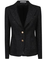 Tagliatore - Blazer En Tweed - Lyst