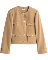 Tommy Hilfiger - Cropped Wool Jacket - Lyst