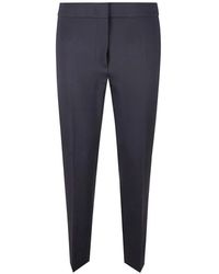 Max Mara - Pressed-Crease Tailored Trousers - Lyst