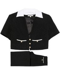 Maje - Button-Detail Flared Trousers - Lyst