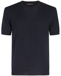 Zanone - Crewneck Short-Sleeve T-Shirt - Lyst
