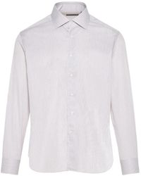 Corneliani - Striped Shirt - Lyst