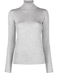 Le Tricot Perugia - Roll-Neck Cashmere-Silk Jumper - Lyst