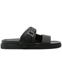 DSquared² - Logo-buckle Leather Slides - Lyst