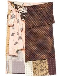 Siedres - Zoe Floral-Detail Midi Skirt - Lyst