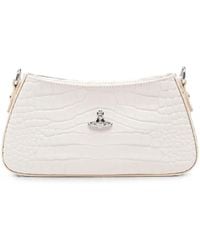 Vivienne Westwood - Orb Croc-Effect Shoulder Bag - Lyst