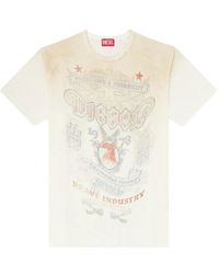 DIESEL - T-Shirt T-Alecy À Imprimé Graphique - Lyst