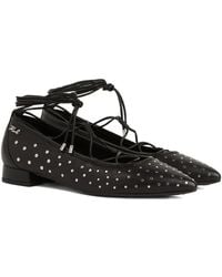 KARL LAGERFELD - Kerrie Ballet Flats - Lyst