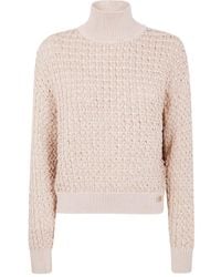 Elisabetta Franchi - Oversize Turtleneck Sweater - Lyst