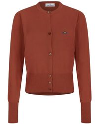 Vivienne Westwood - Bea Button Embroidered Cardigan - Lyst