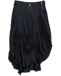 High - Zip-Up Midi Skirt - Lyst
