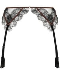 Kiki de Montparnasse - レースインサート ガーターベルト - Lyst