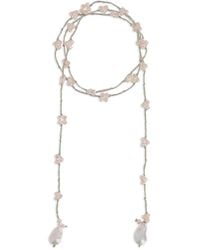 Mela - Embellished Necklace - Lyst