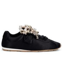 Jeffrey Campbell - Shelter Crystal-Embellished Faux-Pearl Sneakers - Lyst